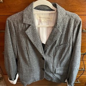Treasure and Bond medium grey blazer